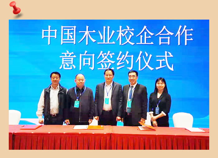 鹏鸿与中国木业合作